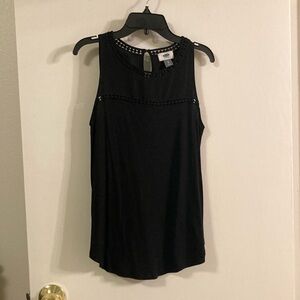 Old Navy Black mixed media tank